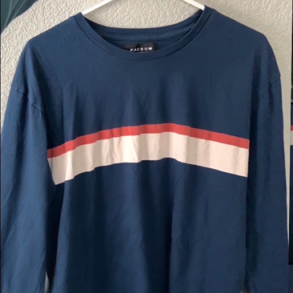 pacsun navy long sleeve